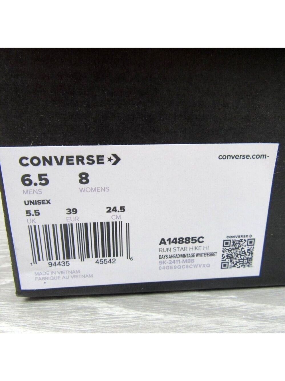 Converse Run Star Hike Platform Rose Cross Stitch Women's Size 8 NEW - Picture 14 of 16
